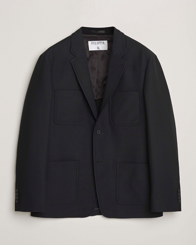 Filippa K Riley Wool Workwear Blazer Black – Schwarz