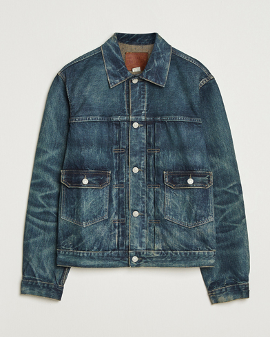 RRL Type 2 Denim Jacket Westview Wash – Blau