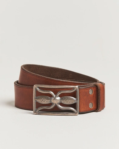 RRL Hawkins Belt Vintage Brown – Braun
