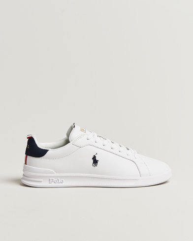 Polo Ralph Lauren Heritage Court Sneakers White/Navy/Red – Weiß