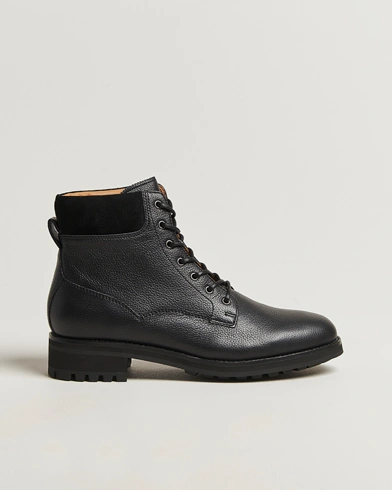 Polo Ralph Lauren Bryson Mid Boot Black Calf – Schwarz