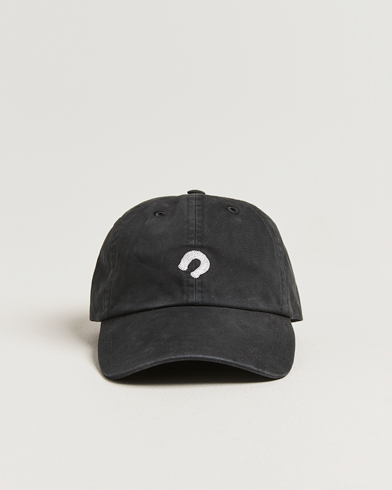 Drake's Horseshoe Chainstitch Cap Black – Schwarz