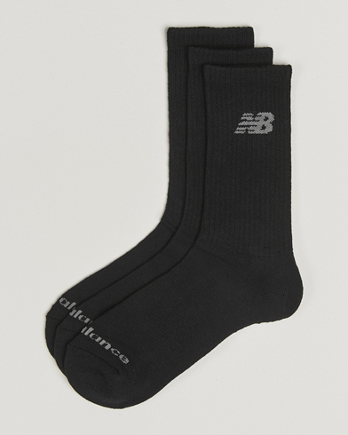 New Balance Running 3-Pack Performance Cotton Socks Black – Schwarz