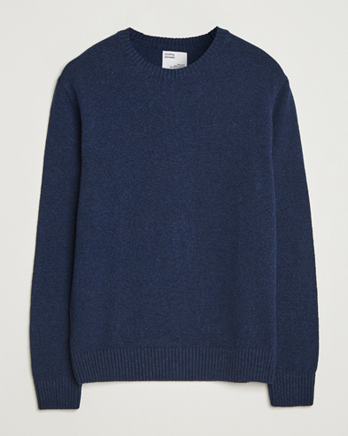 Colorful Standard Classic Merino Wool Crew Neck Marine Blue – Blau