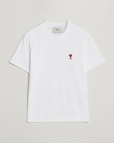 AMI Heart Logo T-Shirt White – Weiß