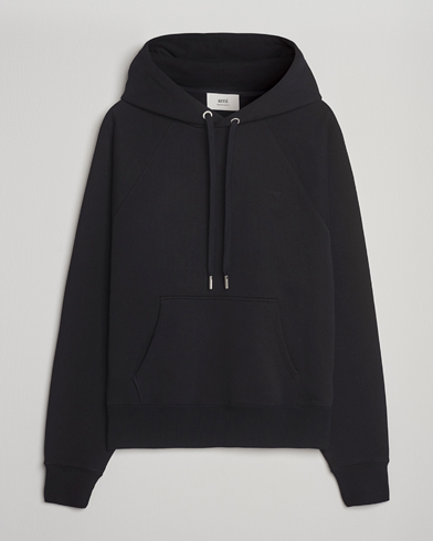 AMI Tonal Heart Logo Hoodie Black – Schwarz