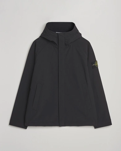 Stone Island Soft Shell Lined Short Parka Black – Schwarz