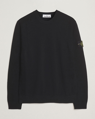 Stone Island Stretch Wool Knitted Jumper Black – Schwarz