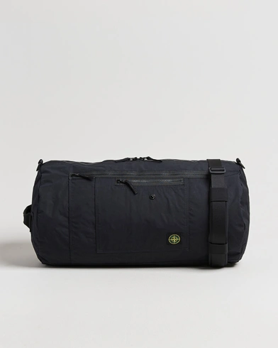 Stone Island Aluminum Tela Cotton Ripstop Weekendbag Black – Schwarz
