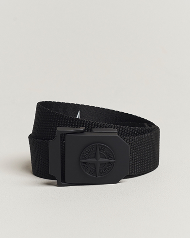 Stone Island Textile Belt Black – Schwarz