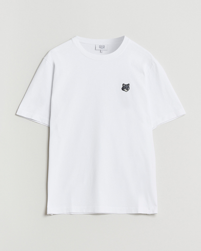 Maison Kitsuné Grey Fox Head T-Shirt White – Weiß