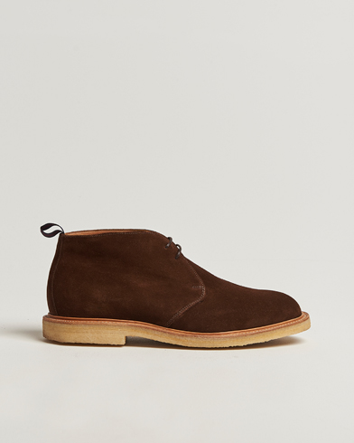 Sanders Bertie Crepe Sole Suede Chukka Polo Snuff – Braun