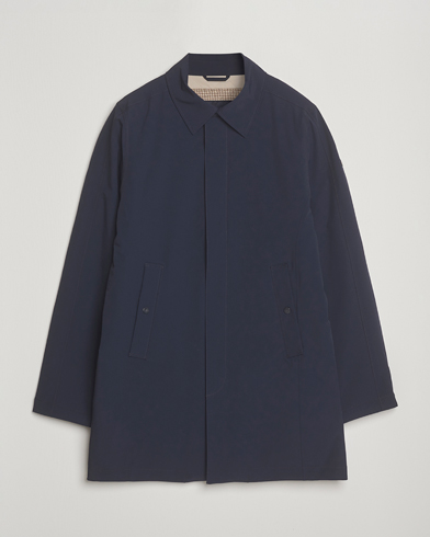 Morris Grant Car Coat Navy – Blau