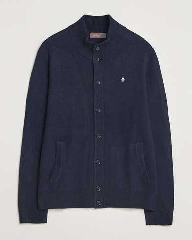 Morris Hertford Button Cardigan Navy – Blau