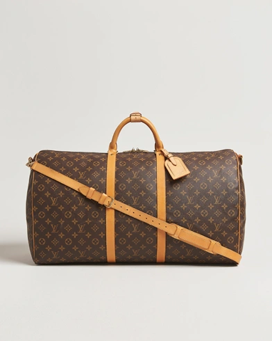 Louis Vuitton Pre-Owned Keepall Bandoulière 60 Monogram – Braun
