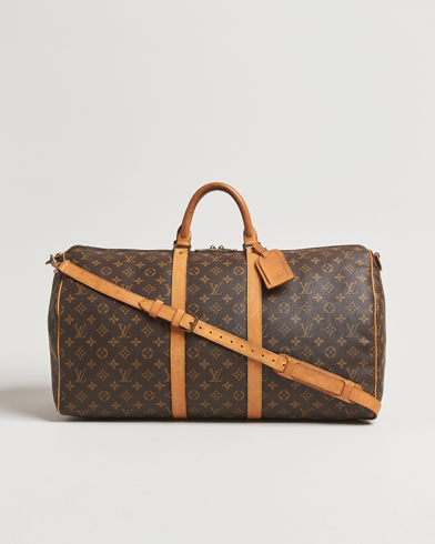 Louis Vuitton Pre-Owned Keepall Bandoulière 55 Monogram – Braun