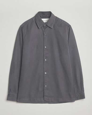 A Day's March Clean Cut Lyocell Shirt Iron – Grau