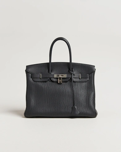 Hermès Pre-Owned Birkin 35 Fjord Leather Black – Schwarz