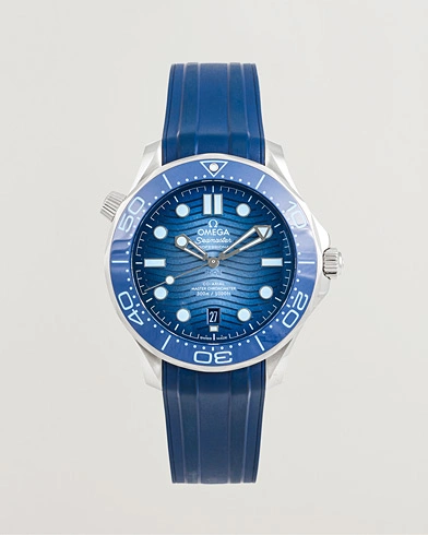 Omega Pre-Owned Summer Blue Seamaster Diver 300m 75th
