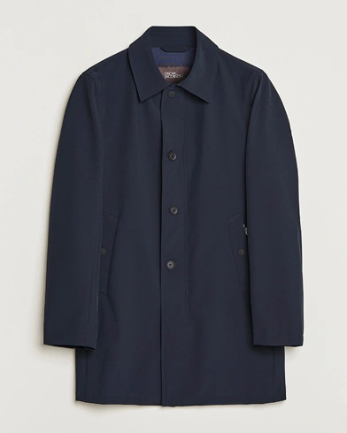 Oscar Jacobson Johnson Coat Navy – Blau