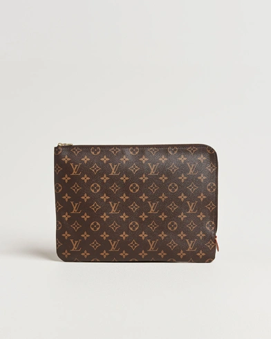 Louis Vuitton Pre-Owned Posh Document Bag Monogram – Braun
