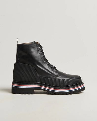 Thom Browne All Terrain Boots Black Calf – Schwarz