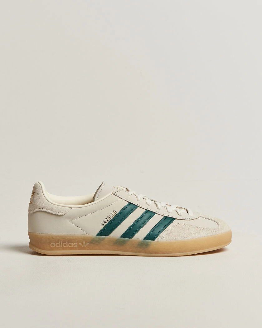 adidas Originals Gazelle Indoor Sneaker Beige/Green – Beige