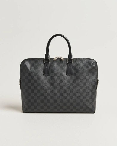 Louis Vuitton Pre-Owned Porte Documents Jour Damier Graphite – Grau