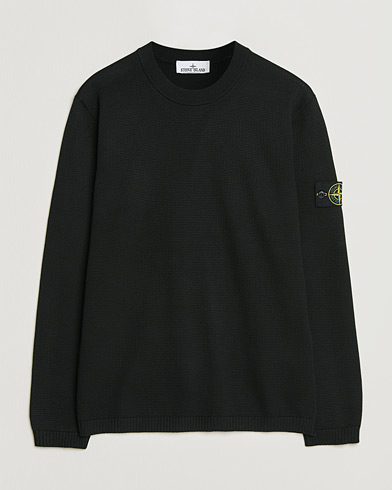 Stone Island Micro Stitch Soft Organic Cotton Crewneck Black – Schwarz