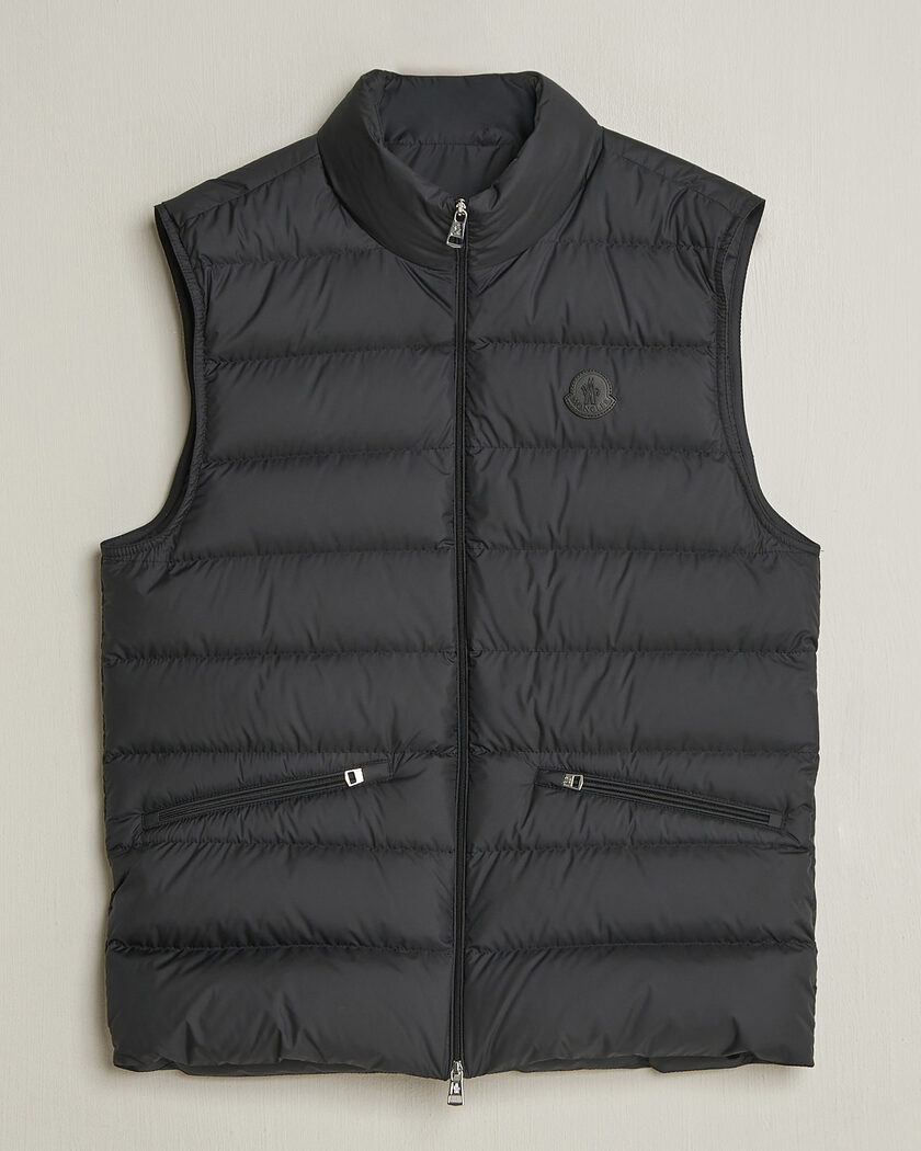 Moncler Lechtal Down Vest Black – Schwarz