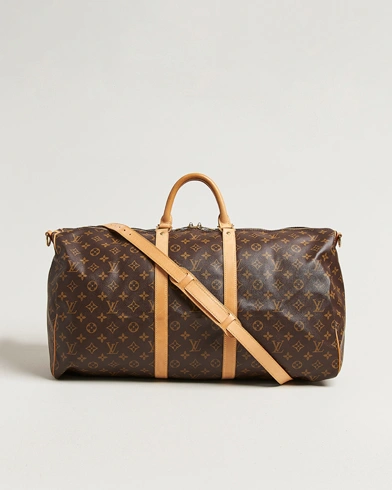 Louis Vuitton Pre-Owned Keepall Bandouliére 55 Monogram – Braun