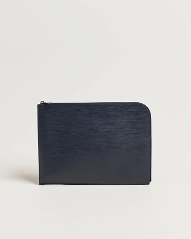 Louis Vuitton Pre-Owned Porte Documents Epi Leather Navy – Blau