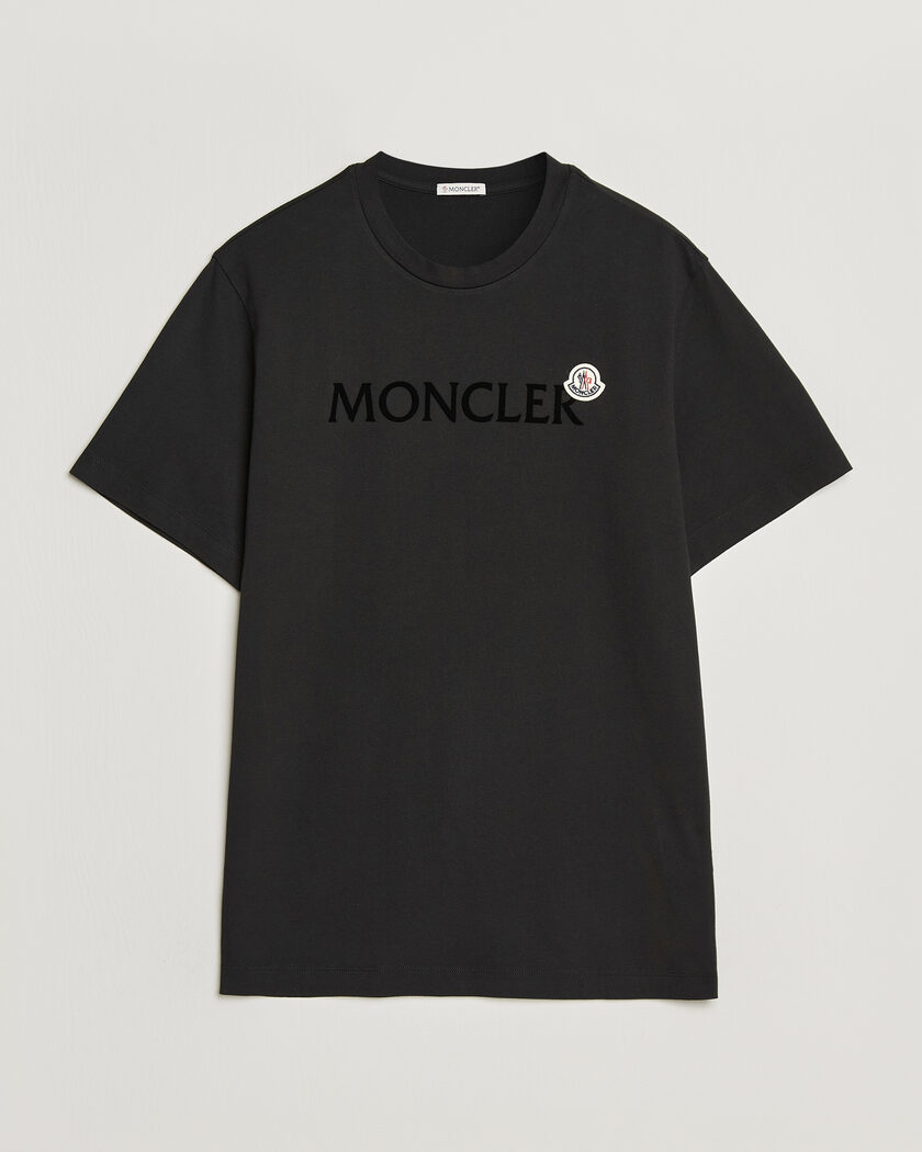 Moncler Lettering Logo T-Shirt Black – Schwarz