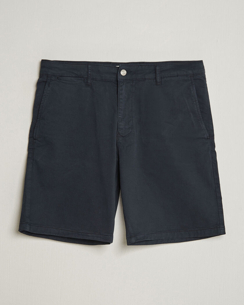 NN07 Aden Regular Fit Chino Shorts Navy Blue – Blau