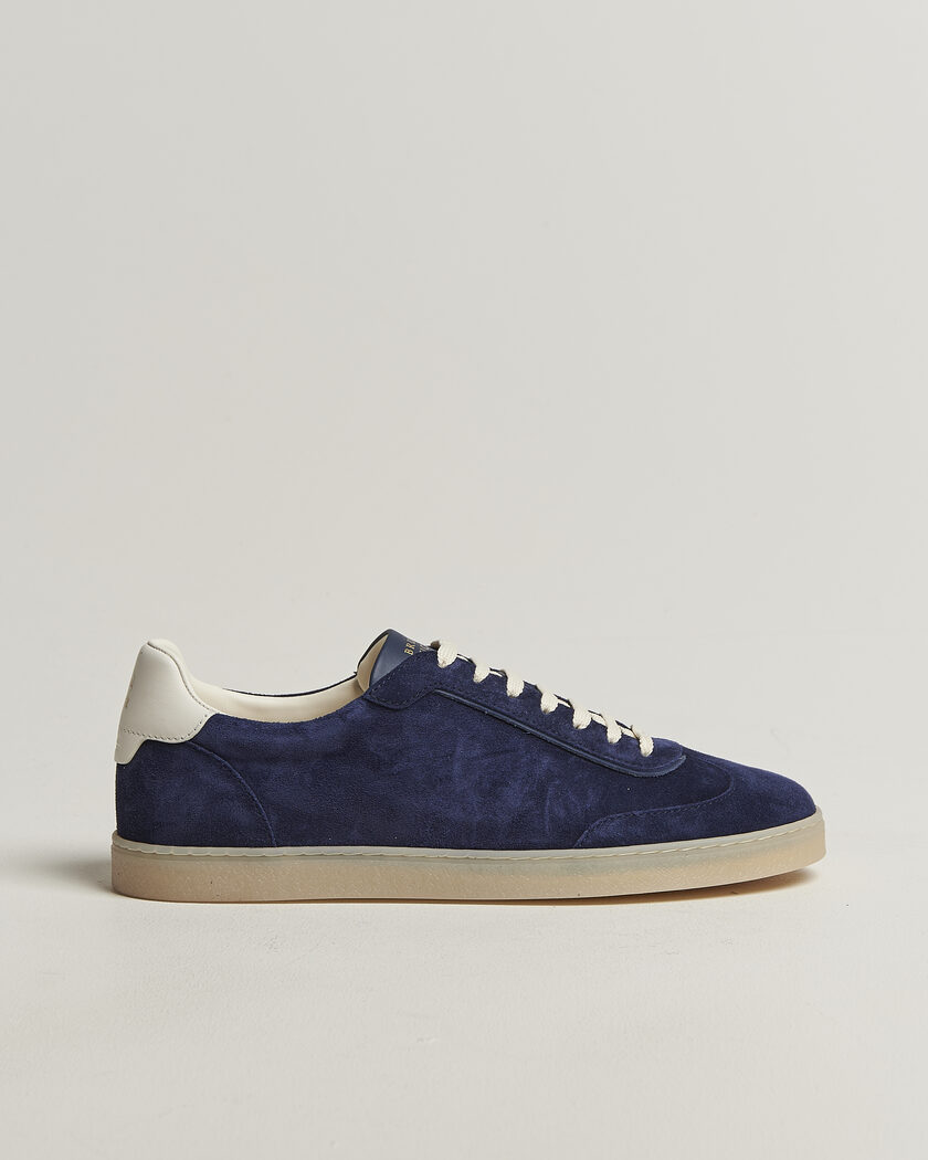 Brunello Cucinelli Low Top Sneakers Navy Suede – Blau