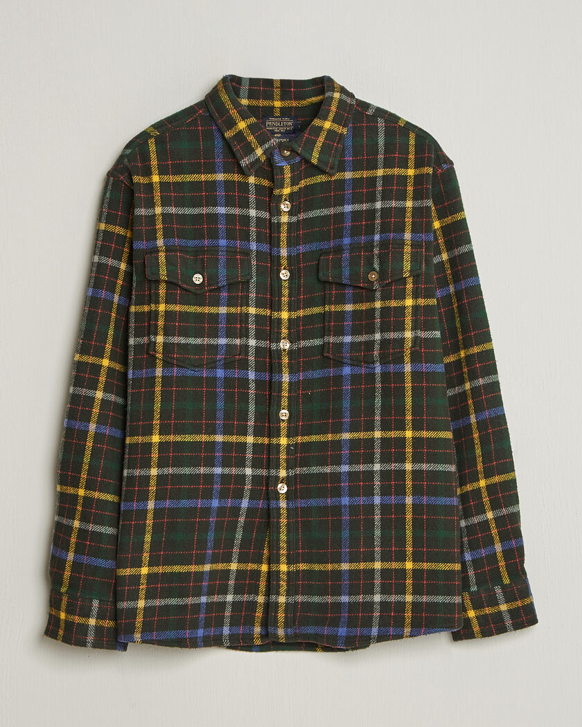 Pendleton Big Pocket Shirt Peat – Blau
