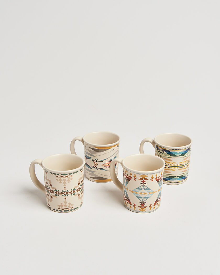 Pendleton 4-Pack Ceramic Mug Set High Desert – Mehrfarbig