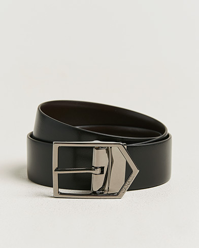 Canali Reversible Leather Belt Black/Brown – Mehrfarbig
