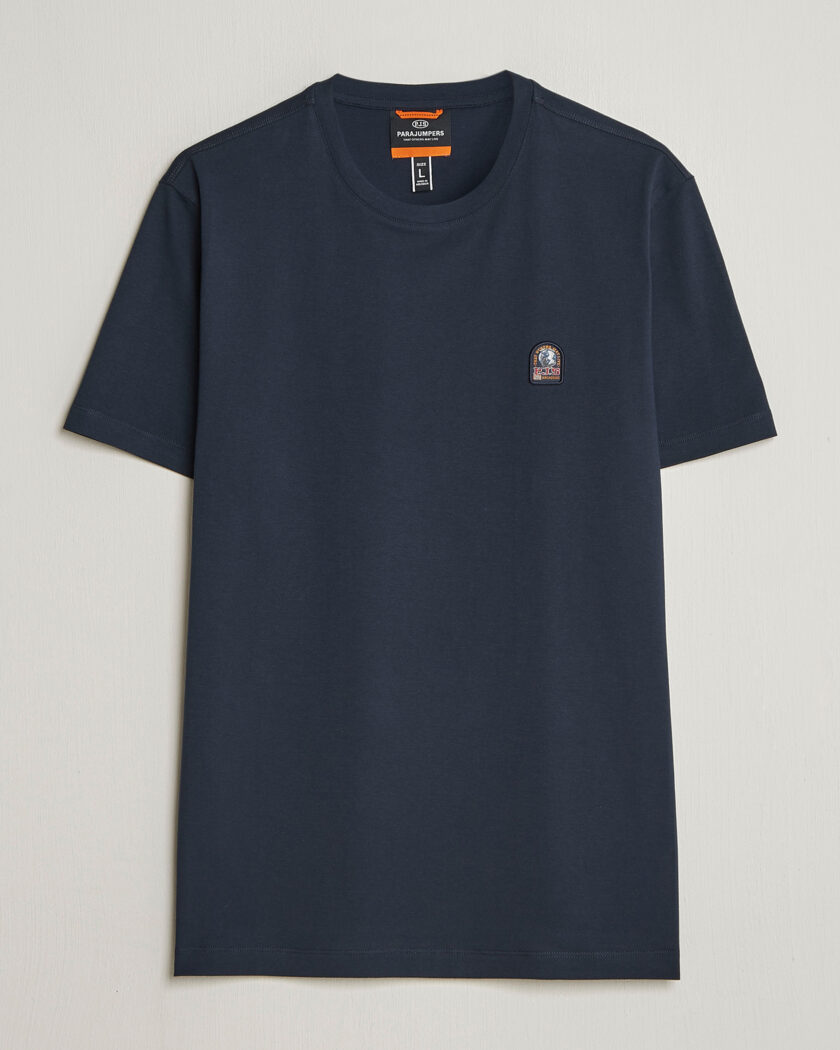 Parajumpers Patch Crew Neck T-Shirt Navy – Blau