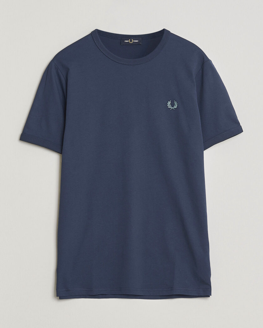 Fred Perry Ringer T-Shirt Tennis Blue – Blau