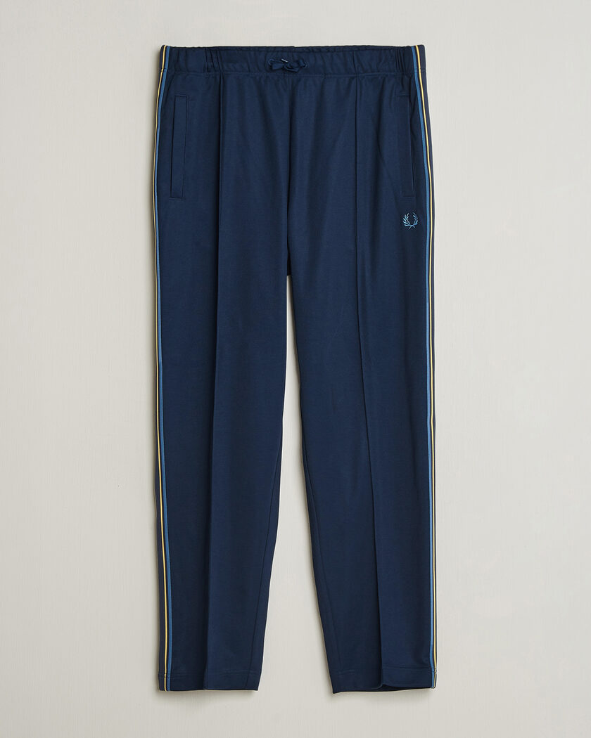 Fred Perry Tramline Taped Track Pants Tennis Blue – Blau
