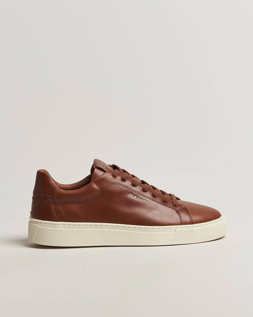 GANT Mc Julien Leather Sneaker Dark Tan – Braun