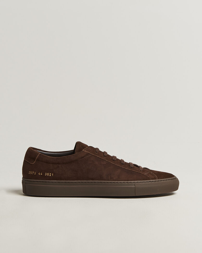 Common Projects Original Achilles Suede Sneaker Brown – Braun