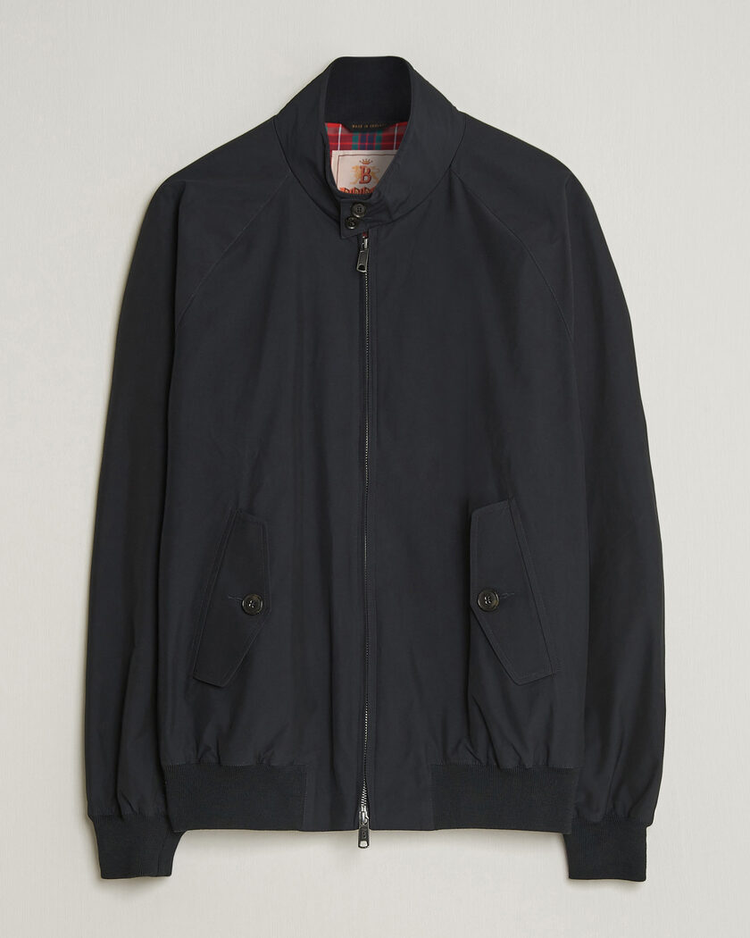 Baracuta G9 Original Harrington Jacket Dark Navy – Blau