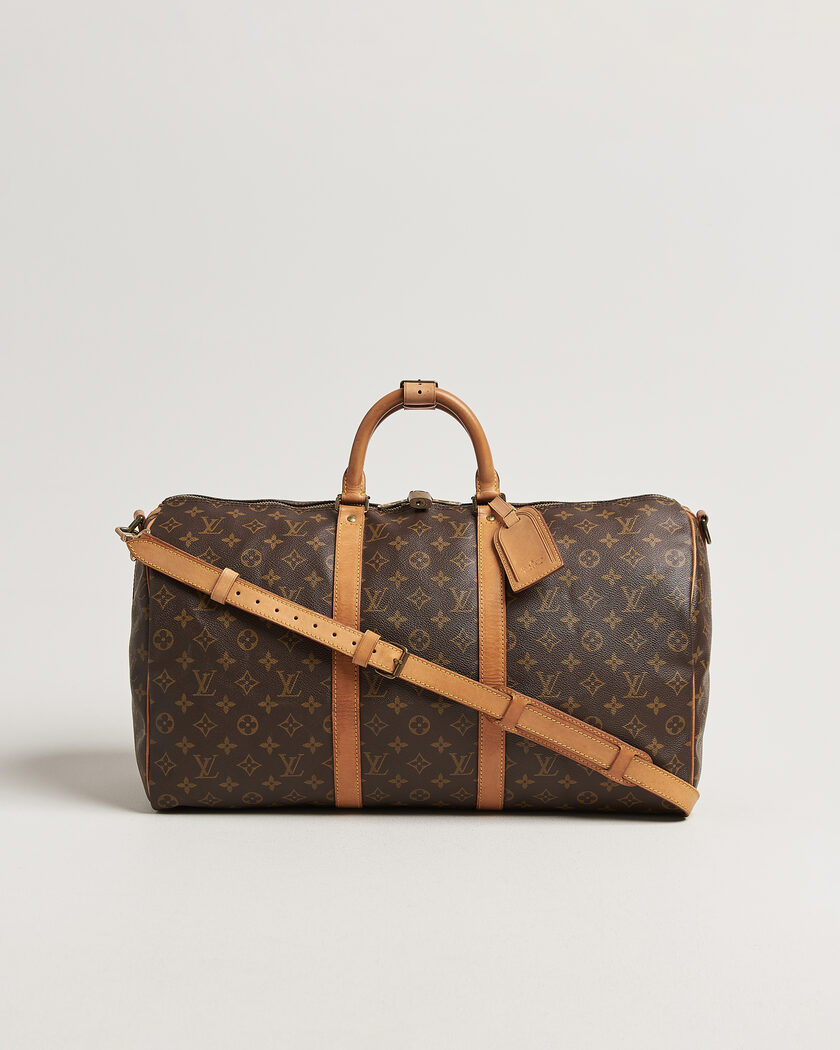 Louis Vuitton Pre-Owned Keepall Bandouliére 50 Monogram – Braun