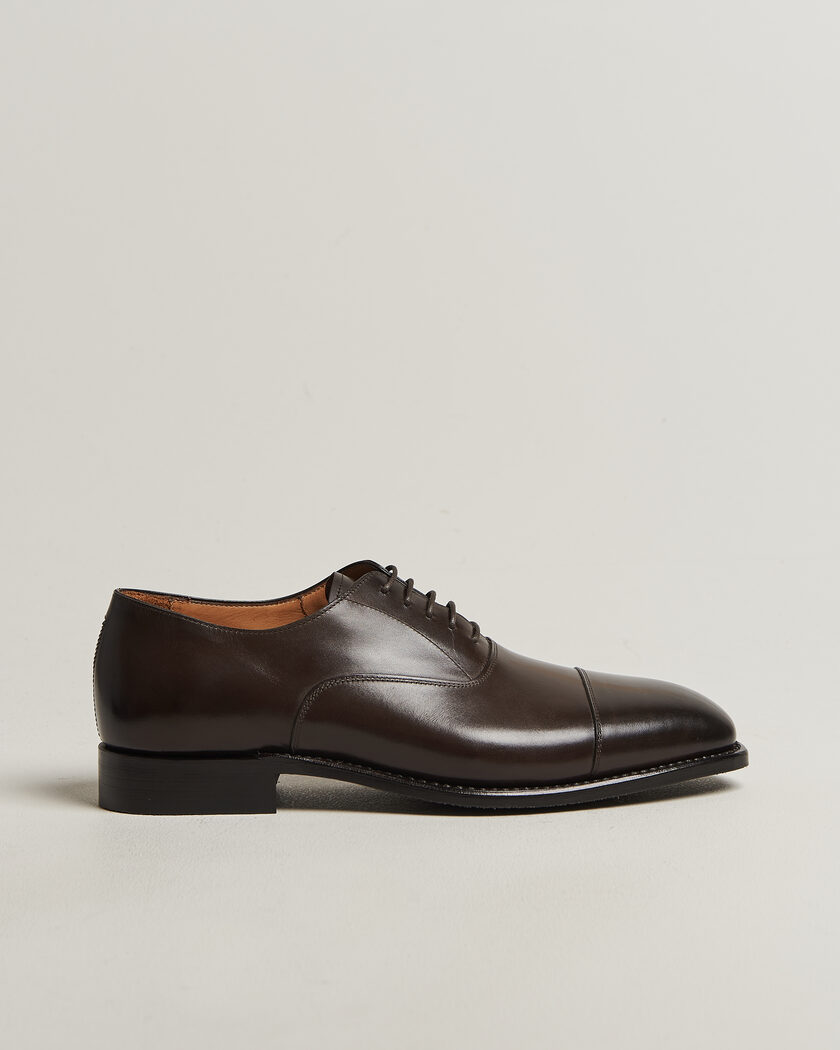 Myrqvist Äppelviken II Oxford Dark Brown Calf – Braun