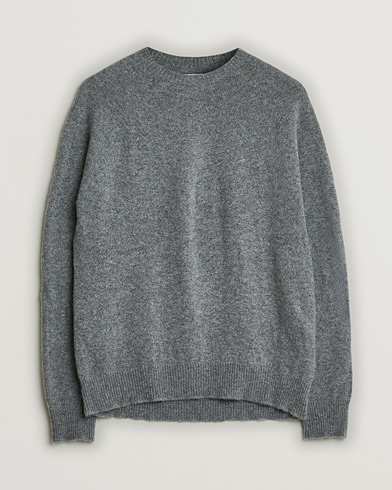 Pre-owned Jil Sander Cashmere/Merino Round Neck Sweater Grey Melange – Grau