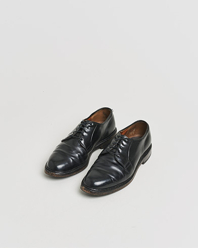 Pre-owned Allen Edmonds Leeds Shell Cordovan Derby Black US8,5 - EU42 – Schwarz