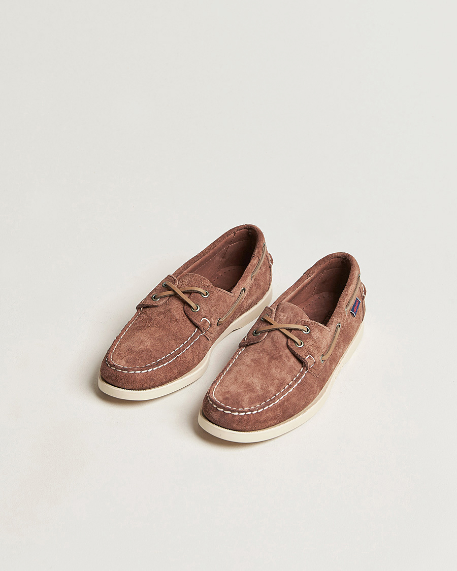Herren | Segelschuhe | Sebago | Docksides Suede Boat Shoe Dark Brown