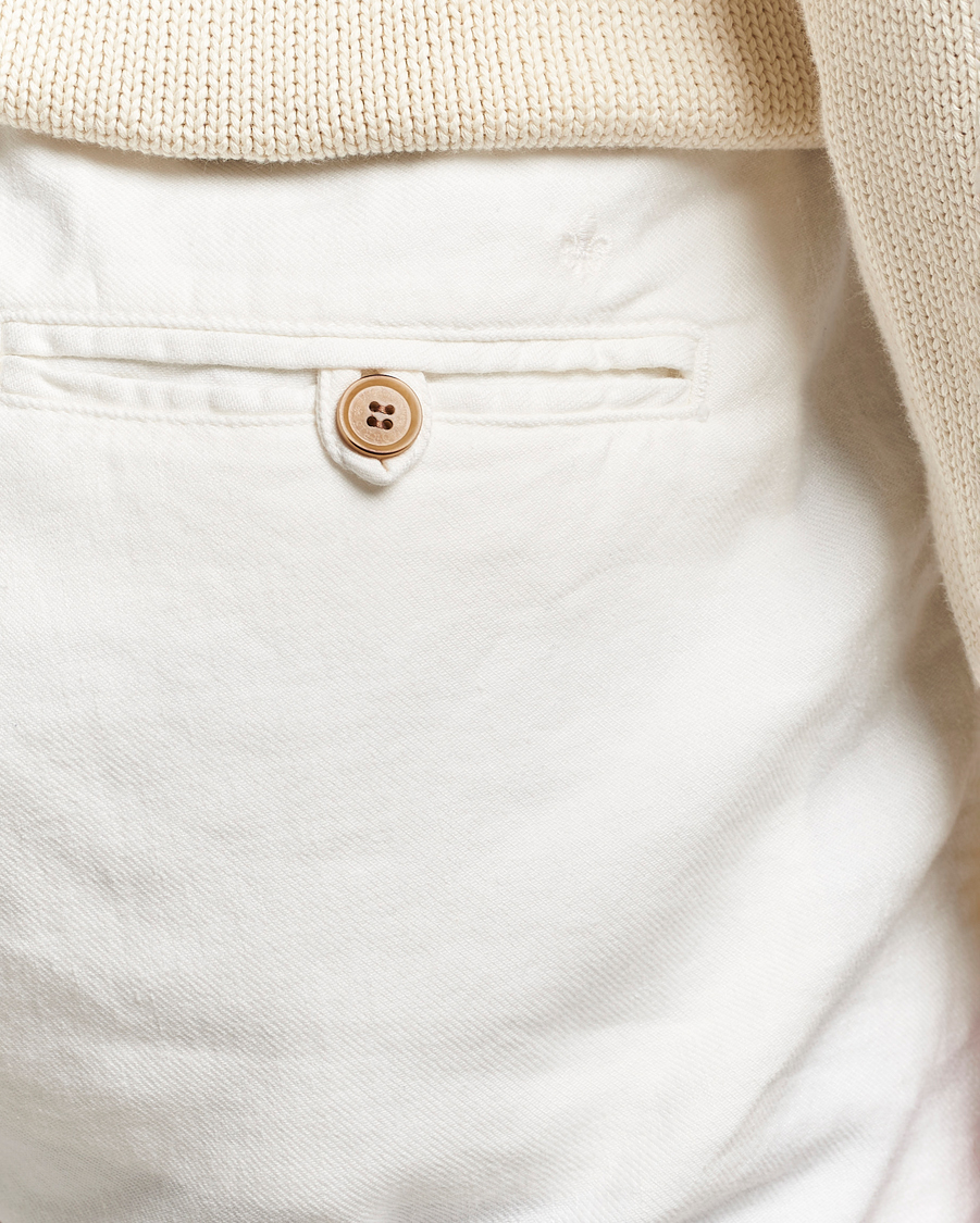 Herren | Hosen | Morris | Fenix Linen/Cotton Trousers Off White